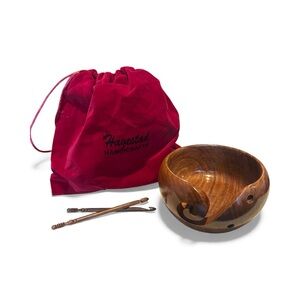 Hagestad Handicrafts Handmade Rosewood Yarn Bowl